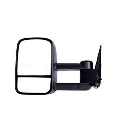 Trailfx Replacement, 7" Width x 12-1/2" Height Dual Mirrors, Extends 24.9" GM14HET